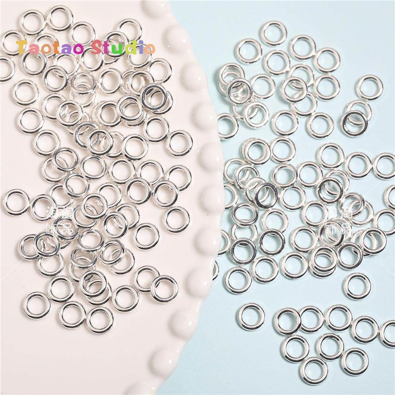 Smooth Surface Closed Rings DIY Jewelry Accessories Handmade Beading Materials for Making Necklaces and Bracelets