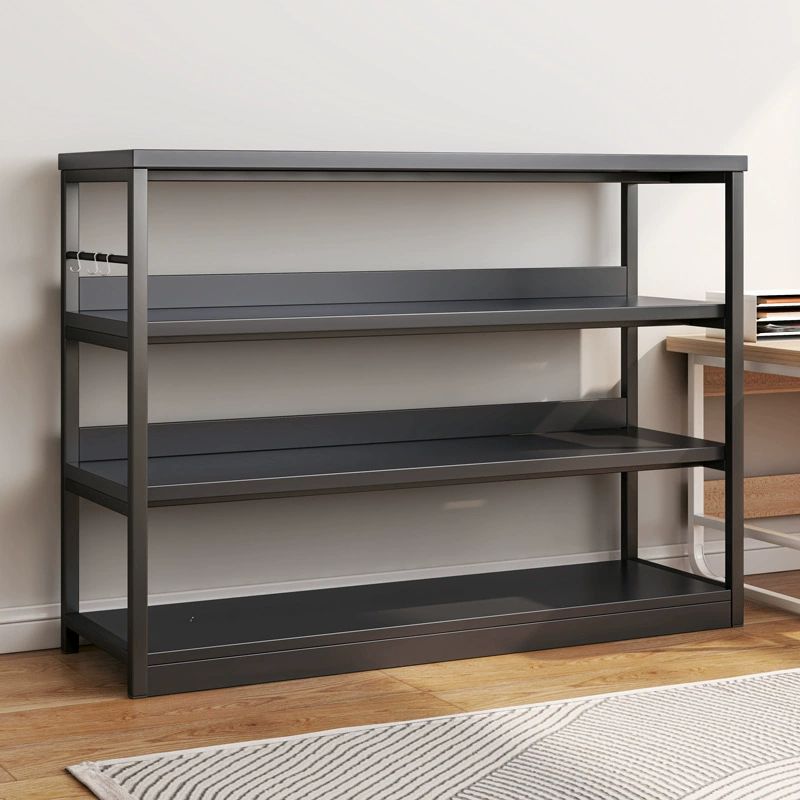 Книжная полка напольная полка книжный шкаф домашняя настенная железная многослойная полка для хранения простая полка для гостиной библиотека