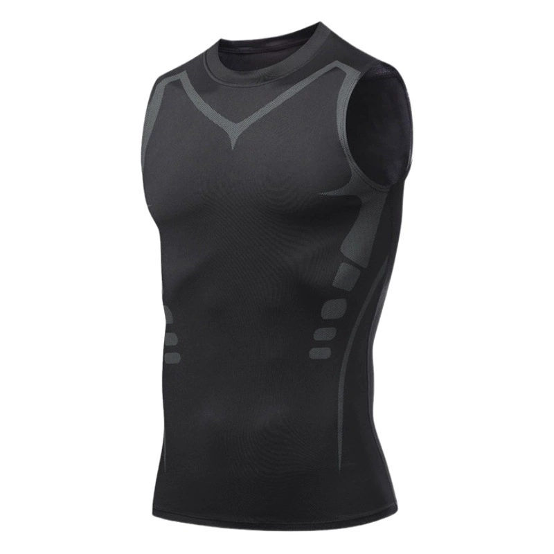 Трансграничный быстрый сухой жилет мужской спортивный облегающий жилет супер пуль