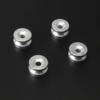 universal aluminum alloy tail box: Motorcycle Safety Supplies - 265-flat-aluminum-alloy-i-bucklesilver-4-pcs