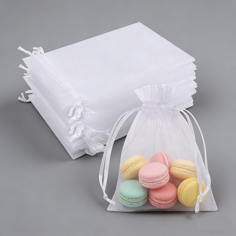Drawstring Mesh Storage Bag, Gift Packaging Bag, Breathable Mesh Soap Bag, Empty Sachet Bag