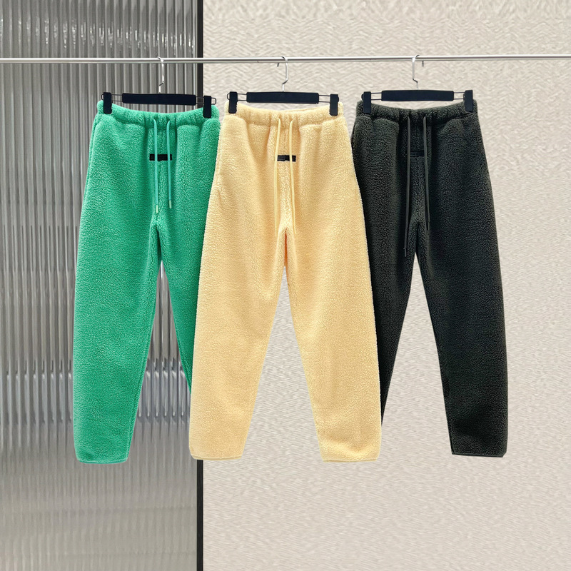 Fog's New 24-Year Polar Fleece Hemmed Pants American Youthful High Street Loose Casual Autumn and Winter Pure Color Foot Binding Guard Fog's New 24-Year Polar Fleece Hemmed Pants American Youthful High Street Loose Casual Autumn and Winter Pure Color Foot Binding Guard