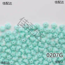 莲雾珠捷克进口喇叭花火烧珠琉璃4x6mm手工diy串珠散珠配件/10颗