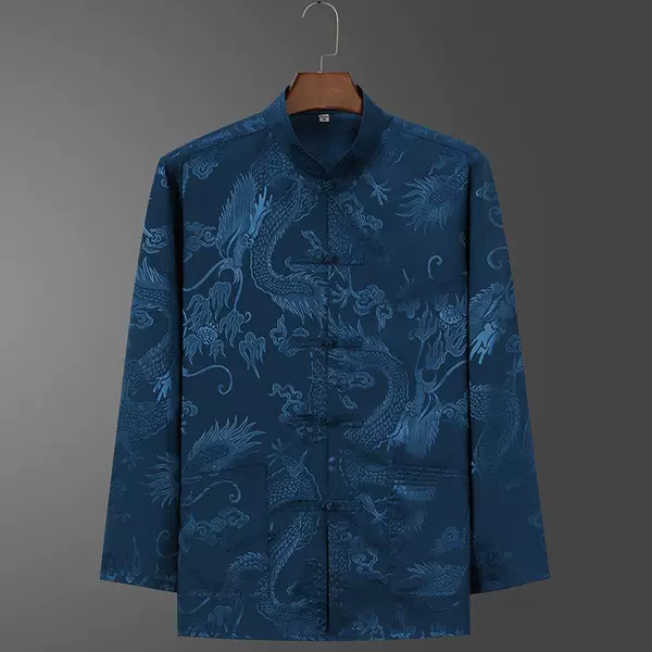Dragon long sleeve (top) blue