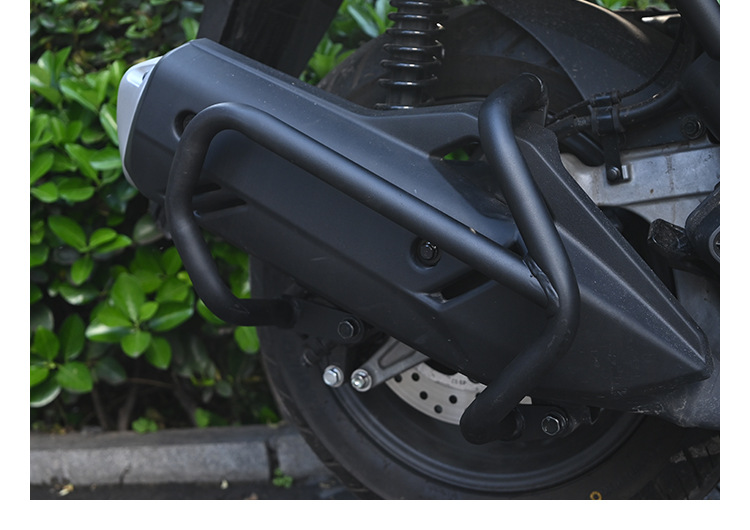 Suitable for Wuyang Honda Nwg150 Crash Guard, Front and Rear Exhaust Pipe Bumper, Motorcycle Protection Windshield Modification