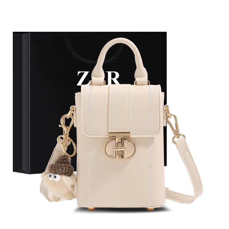 Agente de compras en Hong Kong, mini bolso de mano para mujer, nuevo bolso de mano de alta gama 2025, bolso cruzado versátil para teléfono
