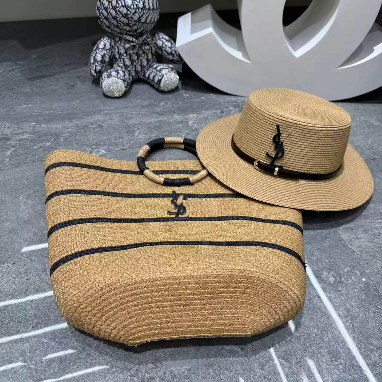 Bolsa de mano de damas, bolsa de paja, bolsa de playa, gorra de paja de gran capacidad, bolsa de viaje, bolsa de tejido, bolsa especial, suministro spot transfronterizo image 4