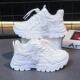 Boys and Girls Sports Shoes New 2023 Spring and Summer Comfortable Breathable Running Shoes White Shoes Student Children's Shoes