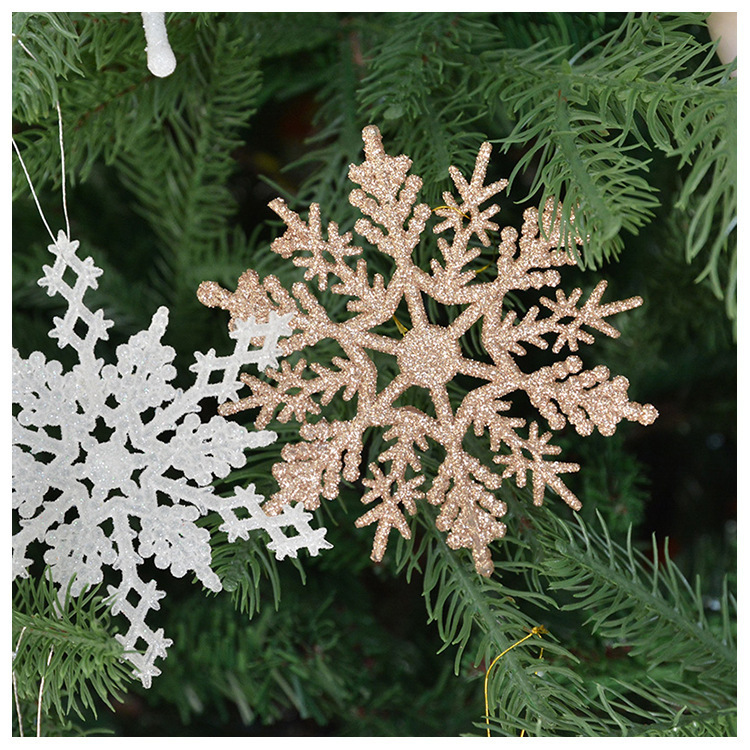 起爆金5cm 7cm 10cmクリスマスツリー藤条クリスマス雪花雰囲気装飾ストラップクロスボーダー工場直販|undefined