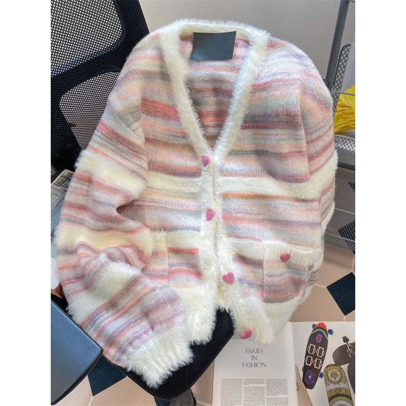 24 invierno Puyuan agua dulce dulce otoño nueva camiseta de la niña usar amor colorido