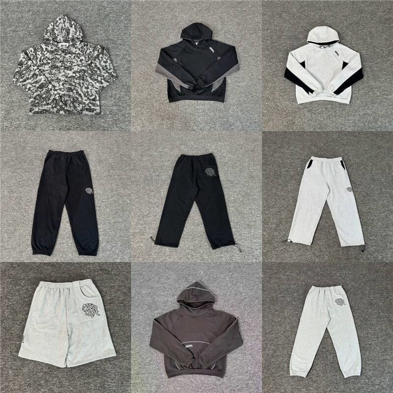 Cross-Border European and American Trendy Brand Mertra New Casual Sweatshirt with Embroidered Letter Logo, Sports Suit for Men and Women Couples