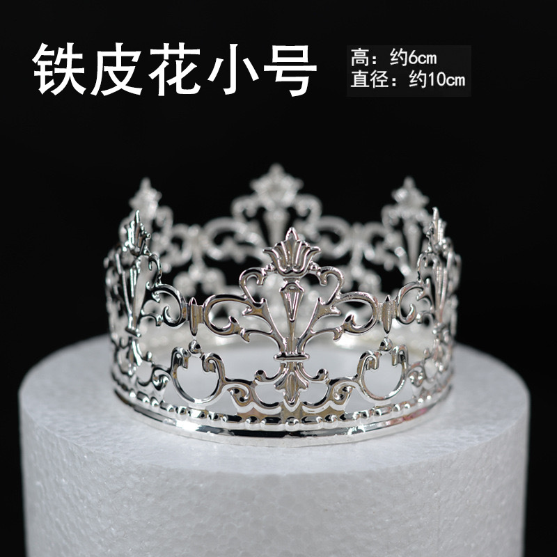 Fábrica directa transfronteriza corona de cabeza de cumpleaños torta de decoración ramo de flores decoración de novia corona de cabeza reina vestido de cumpleaños