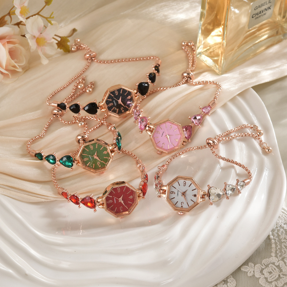 Nuevos productos de comercio exterior, relojes de mujer, relojes de pulsera, Douyin Live, lujo ligero, temperamento de moda, hada pequeña, reloj de cuarzo extraíble, mujer