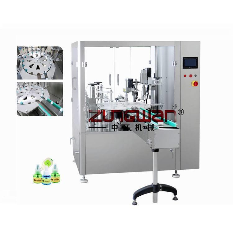 自动口服液灌装旋盖联动机厂家生产_温州中环ZHY-YYX灌装旋盖联动