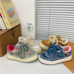 春季學生新款平底帆布鞋女2024韓版低幫透氣百搭板鞋運動休閒女鞋