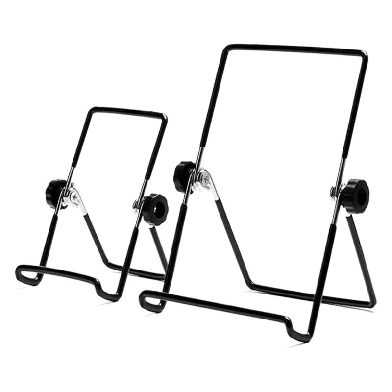 Треугольная металлическая подставка, подходящая для мобильных телефонов iPad и планшетов, складная вращающаяся железная проволока, портативная настольная подставка для ленивых