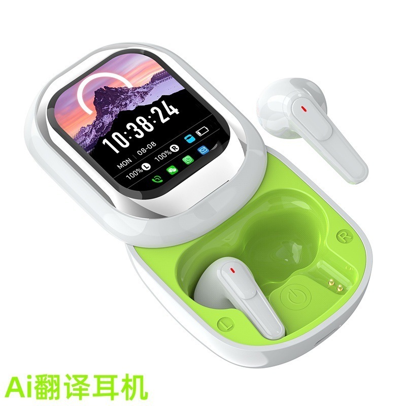 新型国境を越えた爆金TWS入耳式スクリーン付きbluetoothイヤホンノイズ低減透過式カラースクリーンタッチSE-ONE|undefined