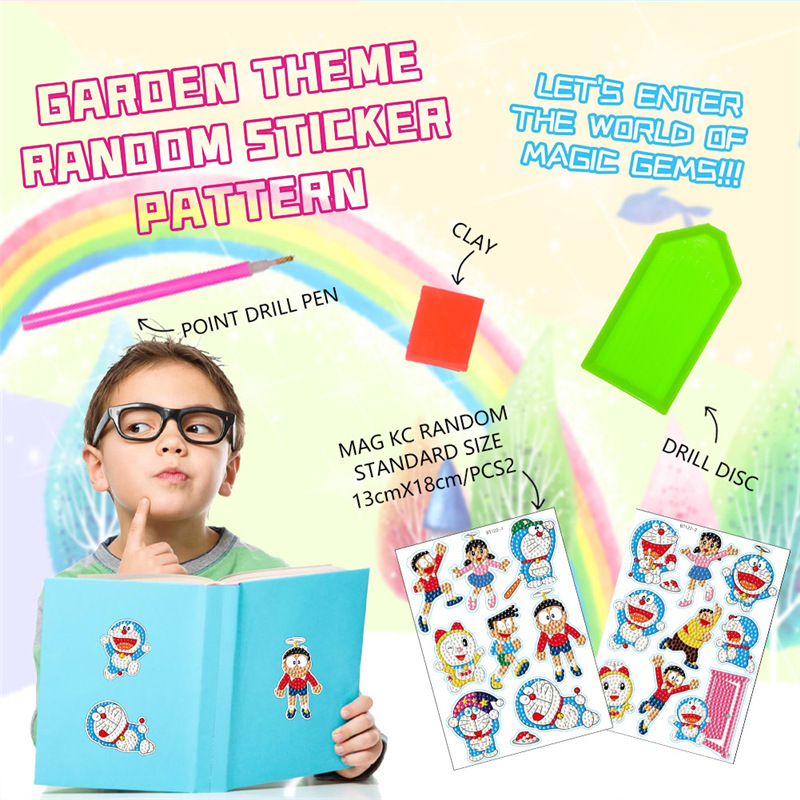 Dibujos animados Dingdong Robot Gato Diamante