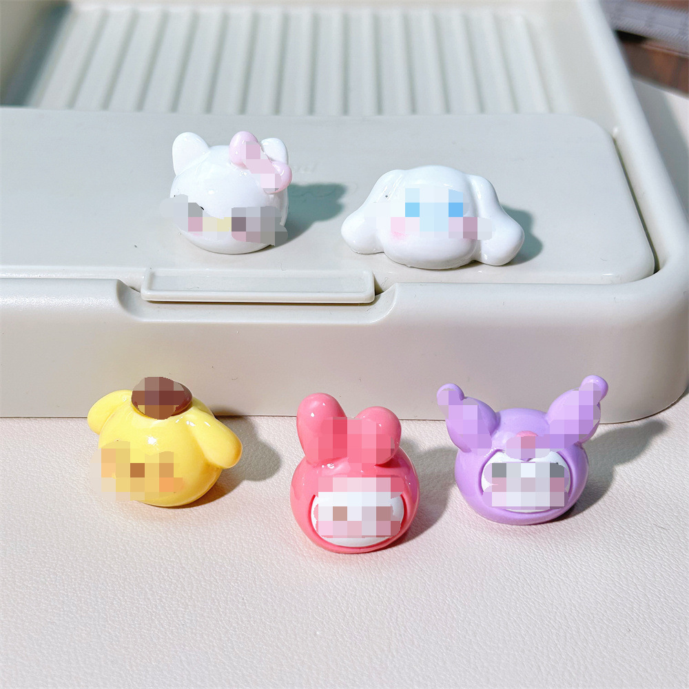 만화 입체 산리오 수지 액세서리 diy 크림 접착제 수제 장식품 키 체인 가방 펜던트 쥬얼리