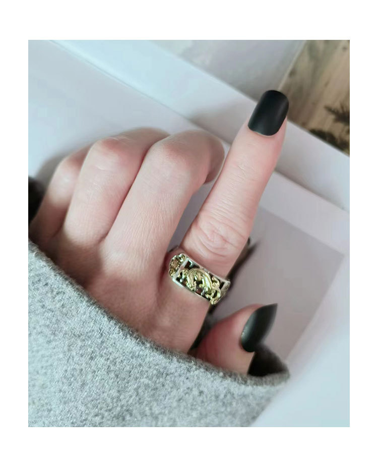 Open Rings Classification Ethnic Style Geometric Copper Plating Men's Open Rings