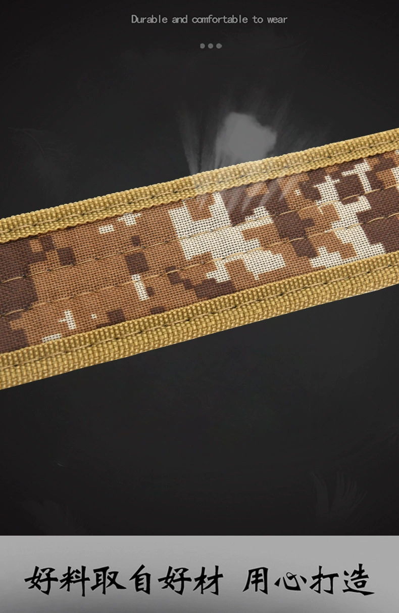 Aspecto camuflado y acabado del cinturón