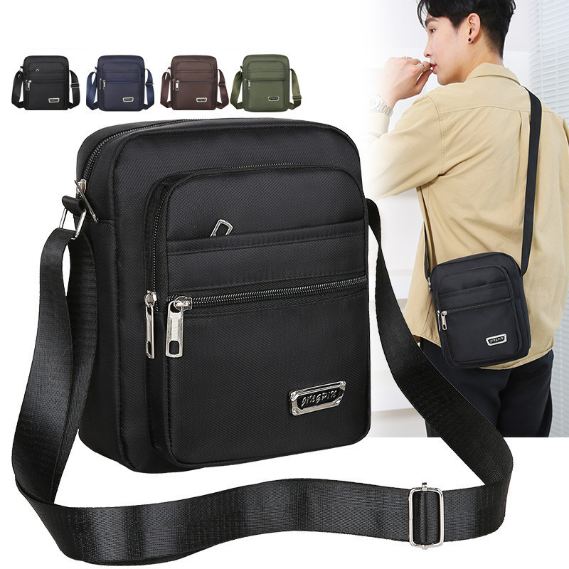 Wholesale Casual Multi-Layer Waterproof Shoulder Bag Crossbody Large Capacity Nylon Bag Men's Bag Women's Business Bag Wallet Crossbody Wholesale Casual Multi-Layer Waterproof Shoulder Bag Crossbody Large Capacity Nylon Bag Men's Bag Women's Business Bag Wallet Crossbody