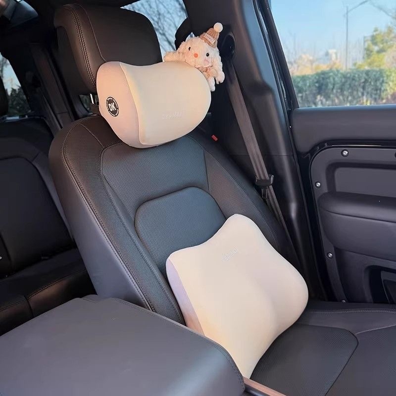 New model rabbit-shaped memory foam car neck headrest, premium 2026 car cushion, seat cushion, lumbar support for car seats