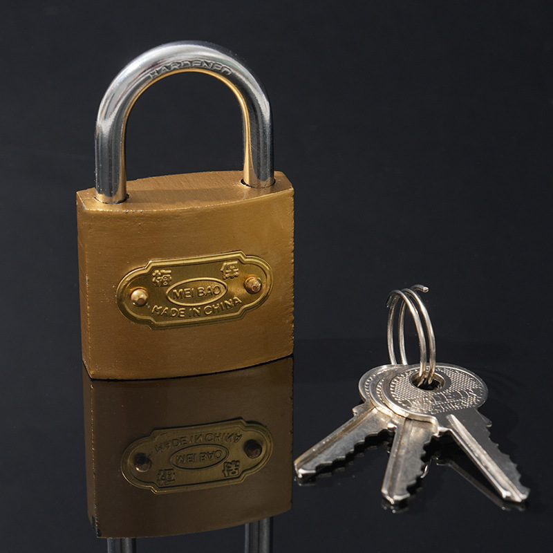 Fabricantes de cadenas de cobre imitación de una palabra de cerradura cerradura abierta cerradura doméstica venta caliente cerradura mini cerradura cerradura antirrobo