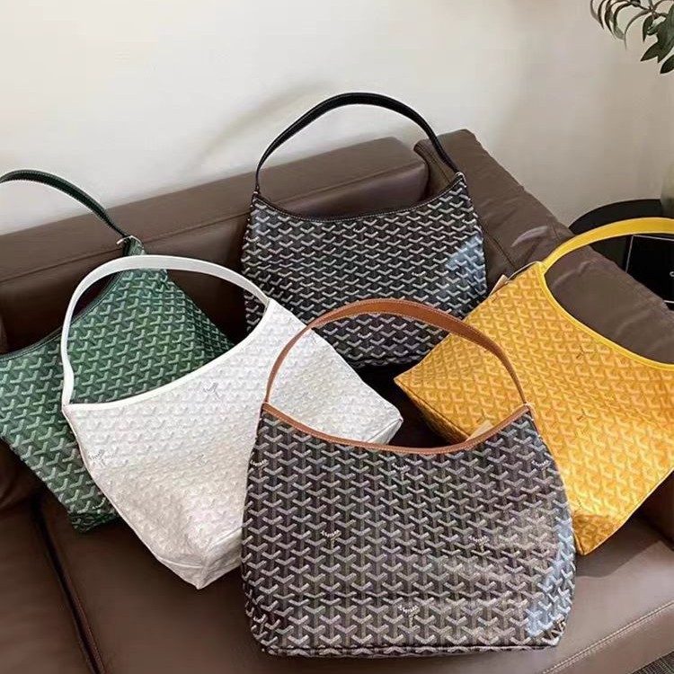 戈雅狗牙迷你hobo腋下包单肩购物袋印花妈咪托特包简约包包