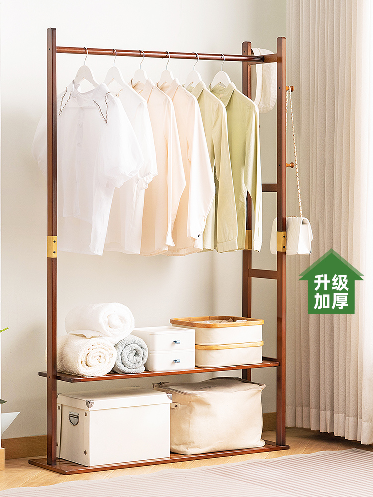 CS clothes rack floor-standing clothes rack by the bedside bed at night putting off clothes bedroom wardrobe clothes rack 2