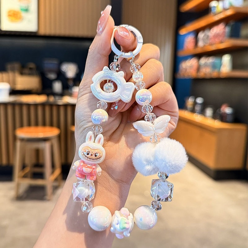 Bubble Matrabu bolso de cadena de teléfono móvil colgando llaveros novia de Navidad