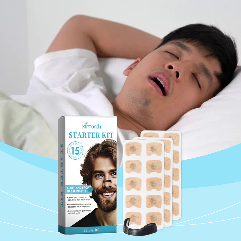Ximonth Nasal Care Device Nighttime Snoring Care Nose Clip Nasal Patch Care Set Ximonth Nasal Care Device Nighttime Snoring Care Nose Clip Nasal Patch Care Set