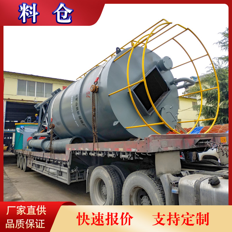 河南石灰料仓供应商 干粉投加装置 300吨水泥罐水泥料仓设备