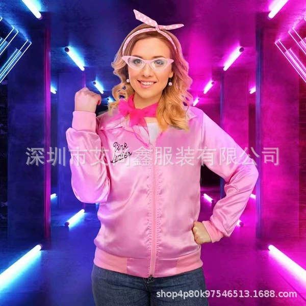 Розовый девушка пальто маскарад платье партии костюм платье Хэллоуин карнавал костюм