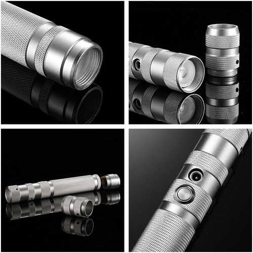 RGB seven-color variable color light saber metal handle charging laser sword 80cm two-in-one light saber character stage prop