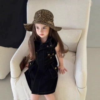 儿童装女童裙子牛仔无袖背心裙连衣裙2026新款童装外贸工厂货源