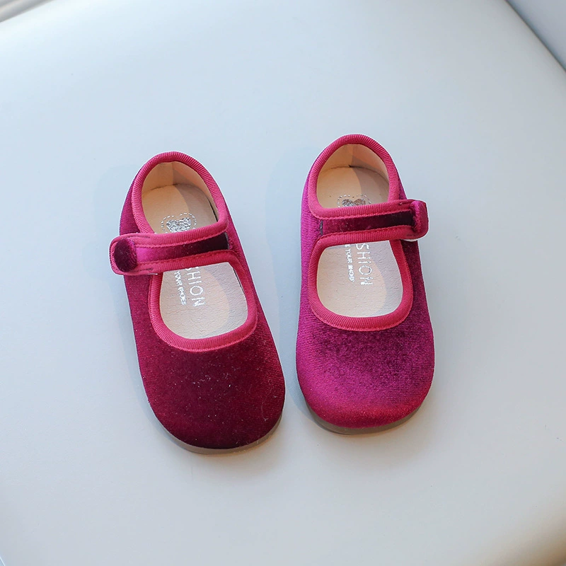 Children's shoes for leather shoes for princess, Korean style, soft sole