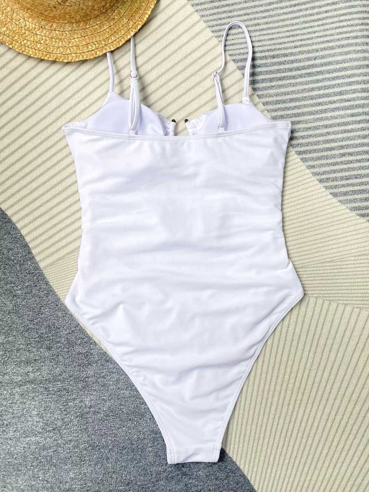 Women's Gender Women's Sexy Solid Color 1 Piece One Piece Swimwear