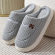 2025 New Style Cotton Slippers Women's Winter Indoor Home Home Warm Mao Mao Slippers Men's Household Men's Winter