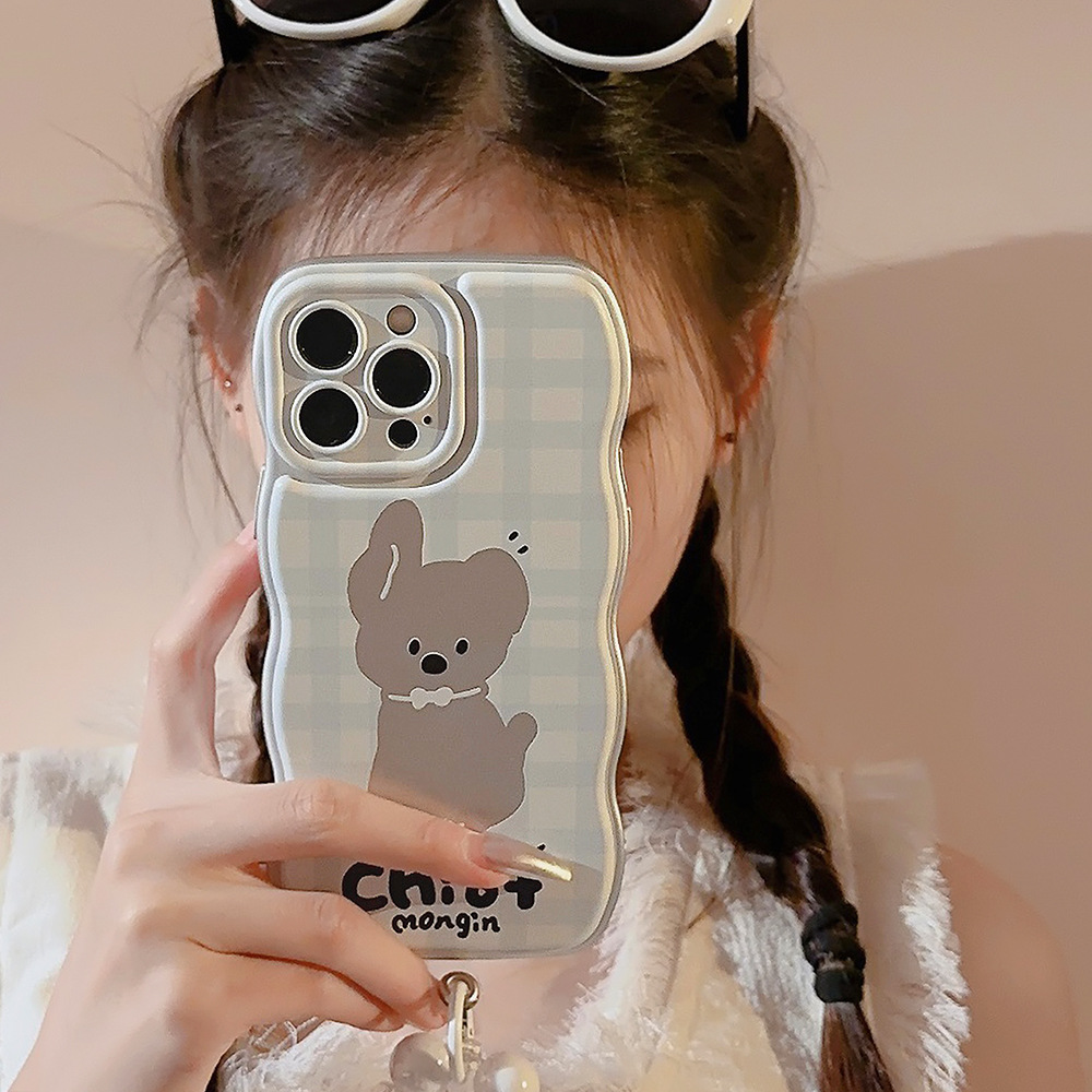Protective Phone Case For Iphone With Checkered Plating Design_voghion.com