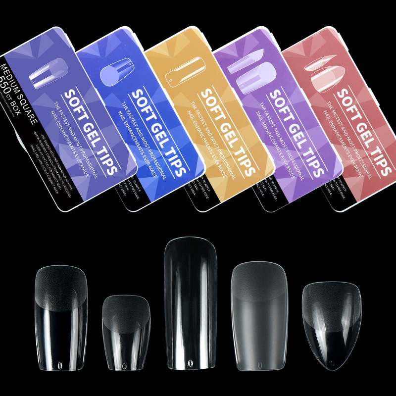 New Porcelain White Box of Ultra-Thin, Traceless, Semi-Matte Ballet Square Fake Nails, No Filing Required, 550 Pieces New Porcelain White Box of Ultra-Thin, Traceless, Semi-Matte Ballet Square Fake Nails, No Filing Required, 550 Pieces