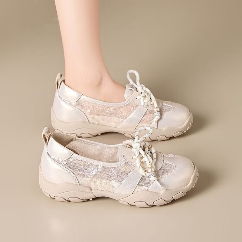 Silver Cortez women's sneakers 2026 summer new model, mesh breathable flat sports shoes, casual hiking and climbing shoes Silver Cortez women's sneakers 2026 summer new model, mesh breathable flat sports shoes, casual hiking and climbing shoes