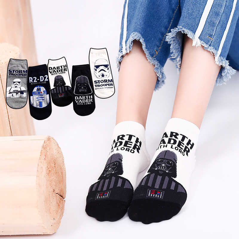 2025 Spring New Socks Creative Personality Trendy Short Women's Socks Casual Low-Cut Cotton Socks Wholesale