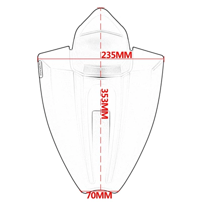Apulia RS457 23-25 modified rear – Motorcycle cushion