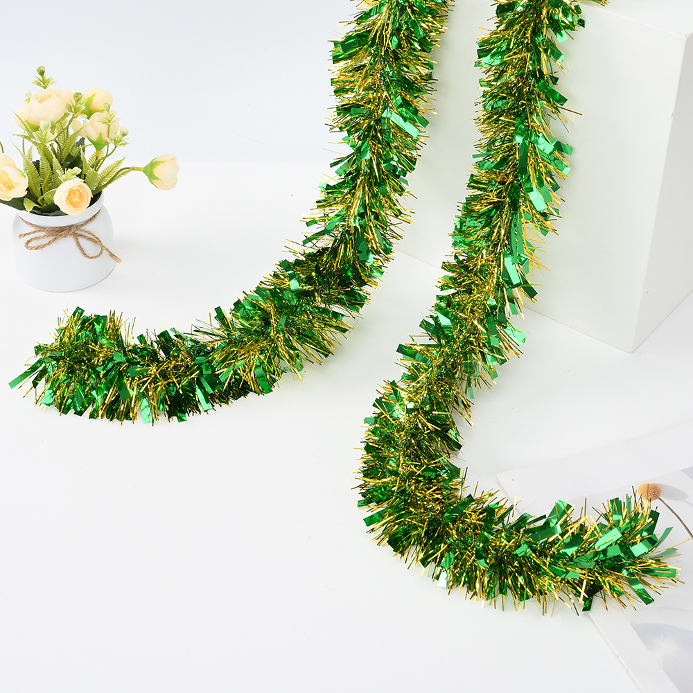 Nuevo cross-border 5 capas de cifrado engrosado colorido más oro espuma tira de color festivales decoración de dibujo de flores de lana