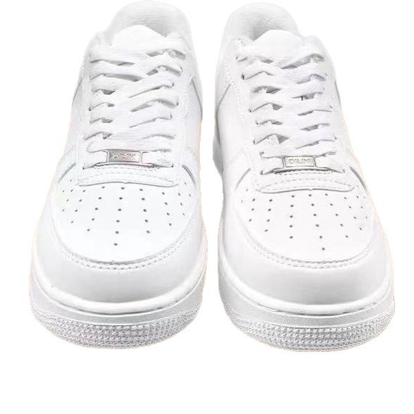 莆田靴ピュアオリジナル AF1 ローカットエアフォースワンピュアホワイト男性と女性のエアクッションカップルカジュアルスポーツ多用途白靴|undefined