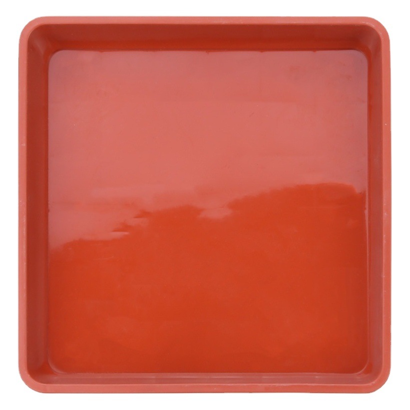 現物卸売りの正方形の植木鉢のトレーの台座の多い肉の盆栽の鉢の鉢植えの水受け皿は四角形の植木鉢のプラスチックを支えます。