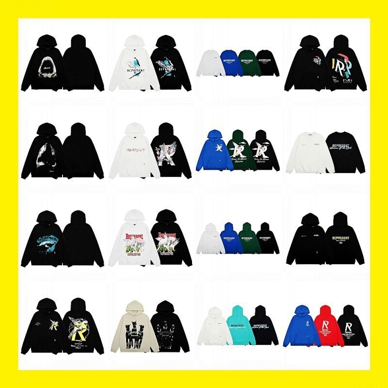 Rep American Retro Letter Logo High Street Pegasus Shark Angel Floral Sweatshirt Couple Hoodie Resent Rep American Retro Letter Logo High Street Pegasus Shark Angel Floral Sweatshirt Couple Hoodie Resent