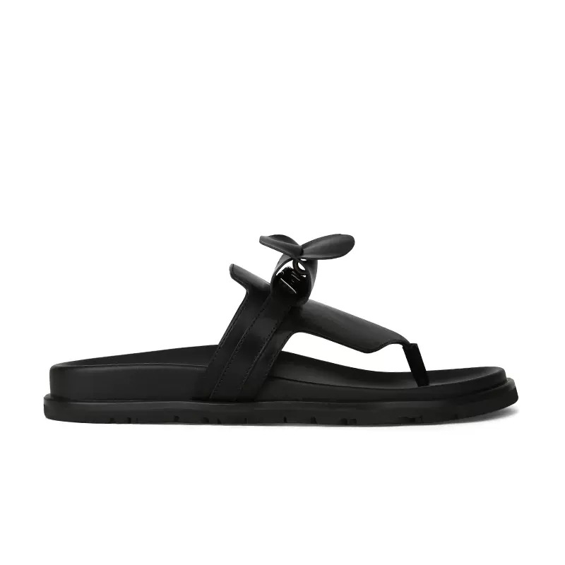 2025 verano nuevo estilo chanclas de bloqueo de mujer chanclas de suela gruesa chanclas casuales chanclas de verano para mujer