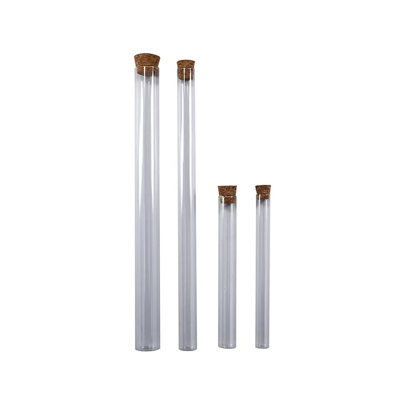 Tapón de corcho línea tubo de incienso vuelta curling tubo de ensayo de vidrio plano curling boca tubo de ensayo arreglo floral tubo de ensayo soporte de tubo de ensayo